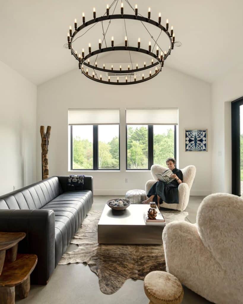 Nordic Minimal Sculptural Lounge
