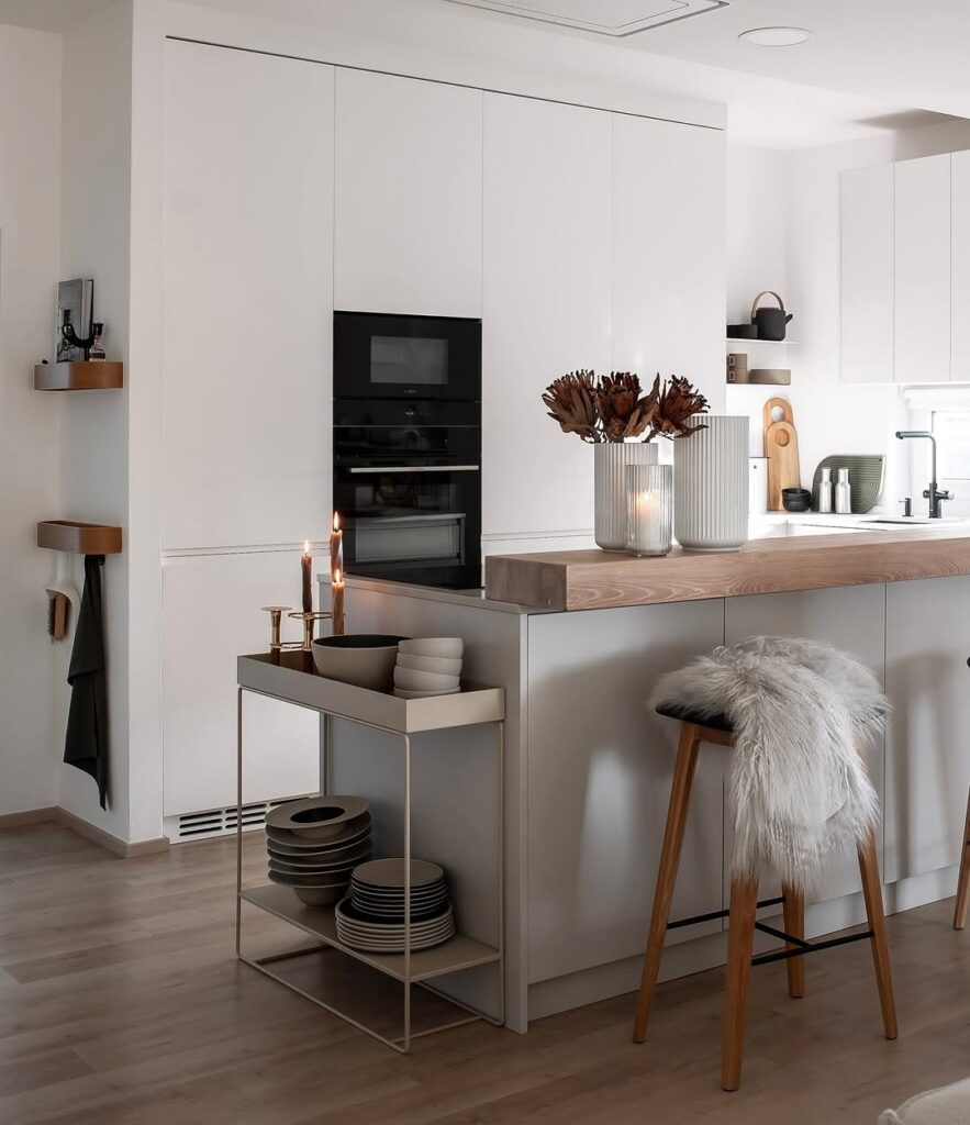 Nordic Minimalist Warm Accents