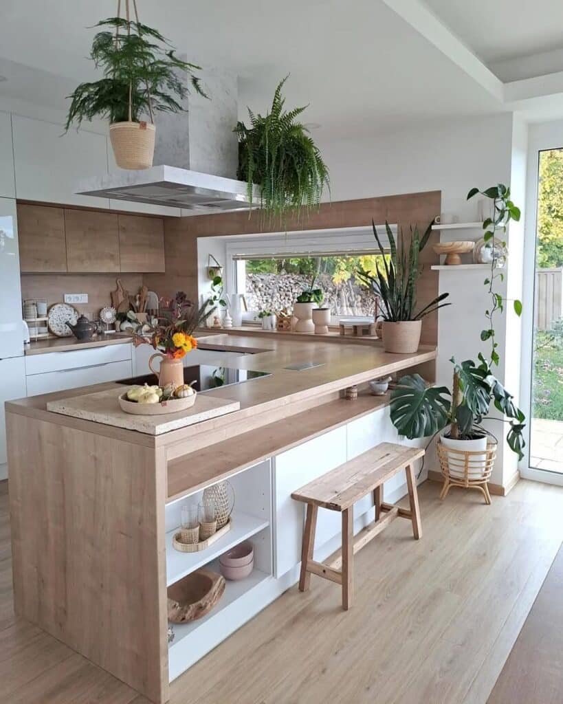 Nordic Natural Wood Kitchen