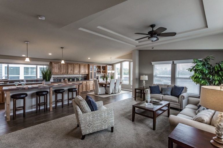 Open Concept Layered Lounge