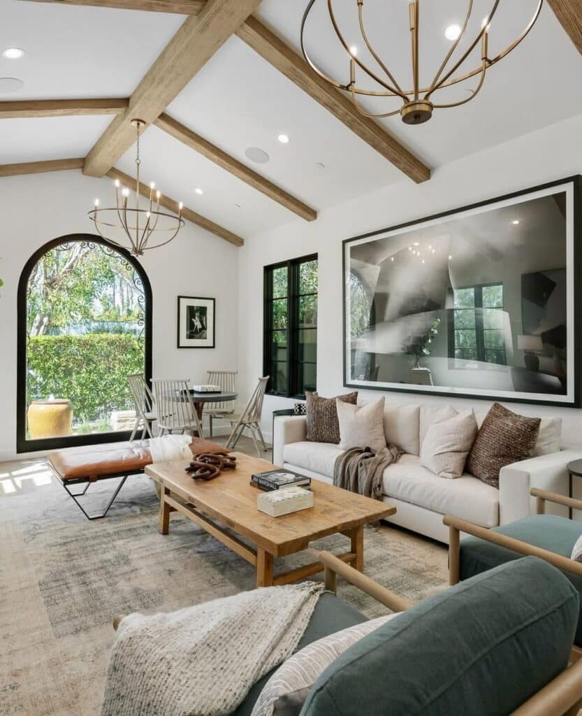 Open Living Room with Natural Light