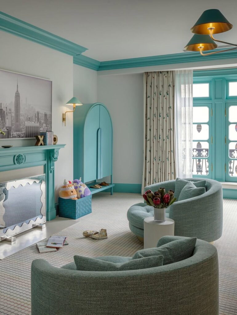 Parisian Molding and Sculptural Seating