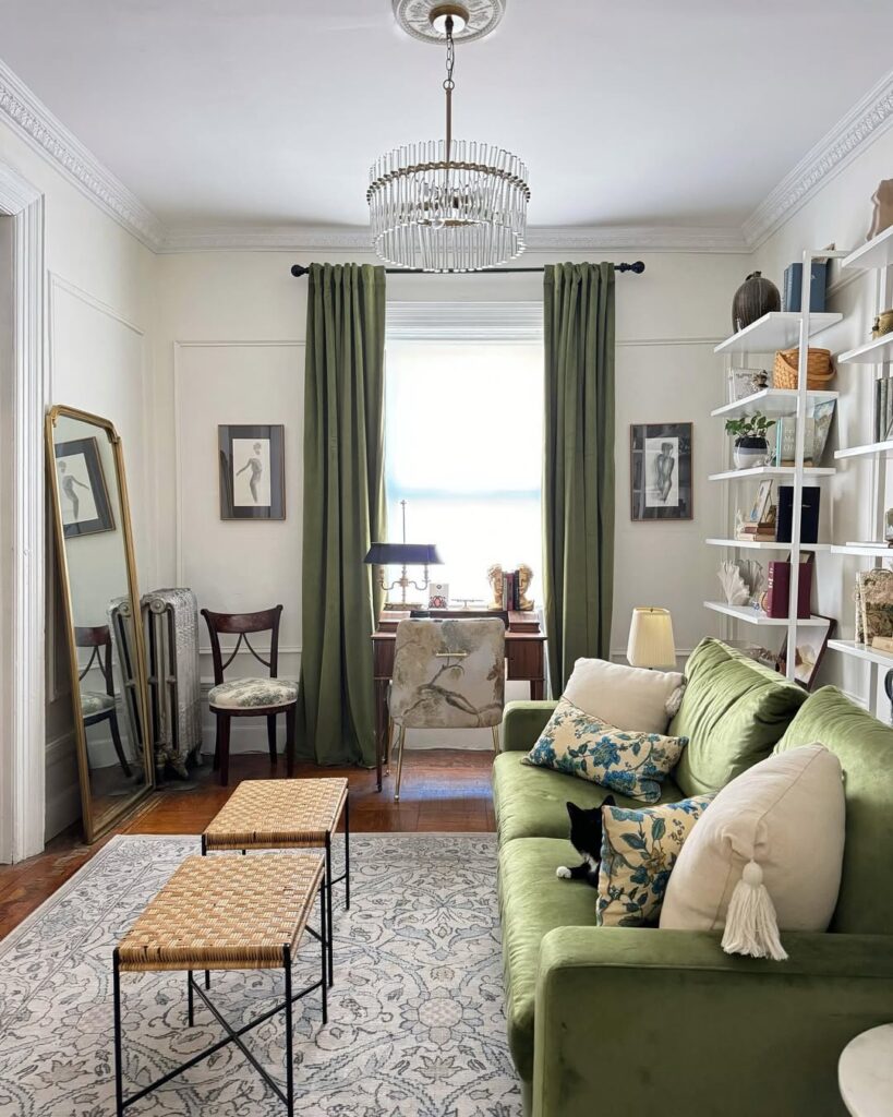 Parisian Salon in Classic Green