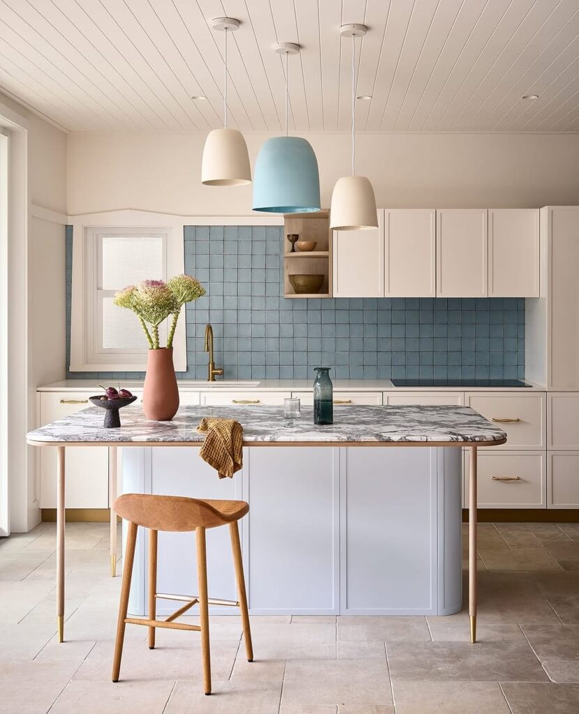 Pastel Blue Tiles