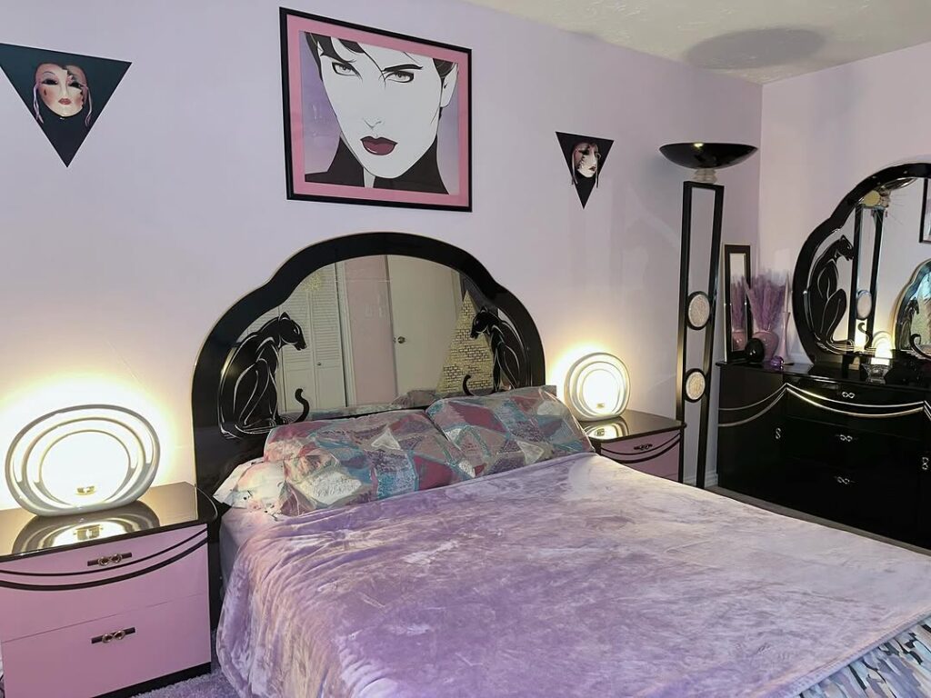 Pastel Goth Panther Motif