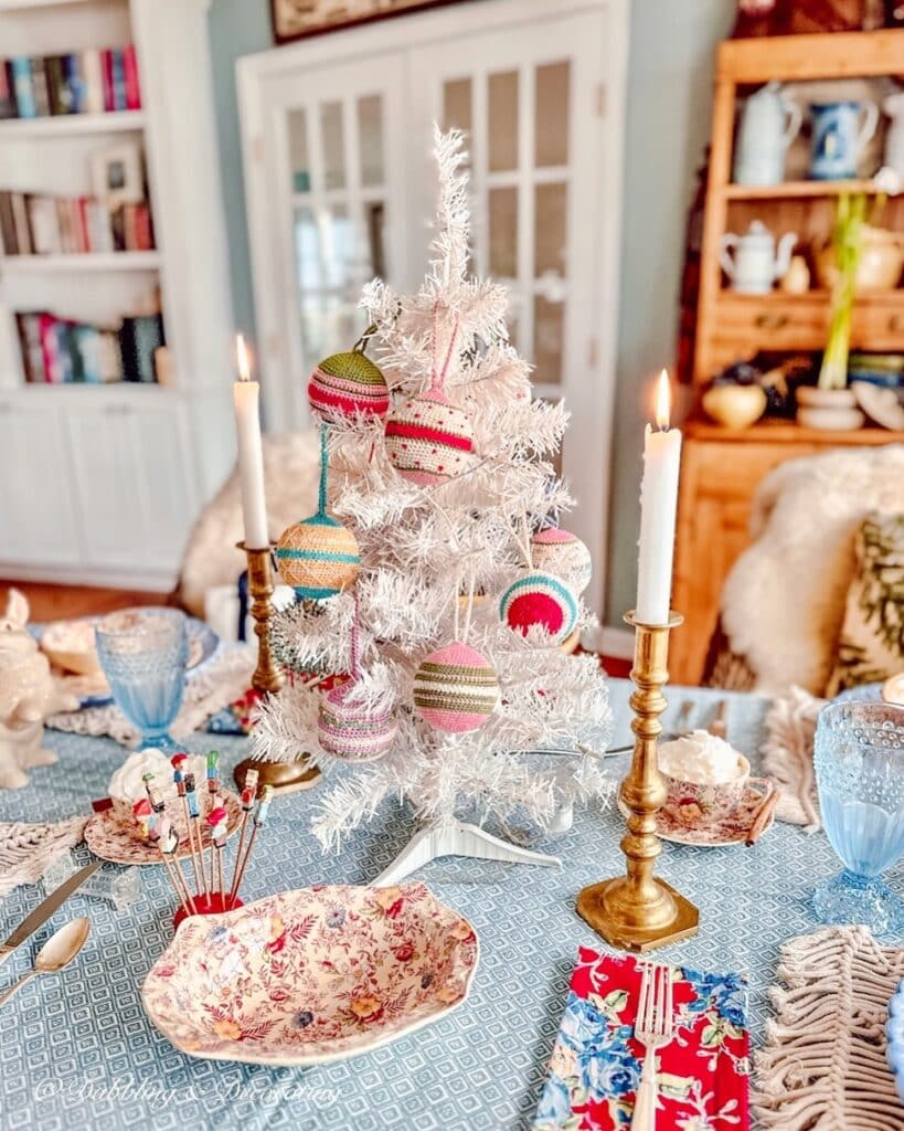 Pastel Winter Tablescape for Everyday Meals