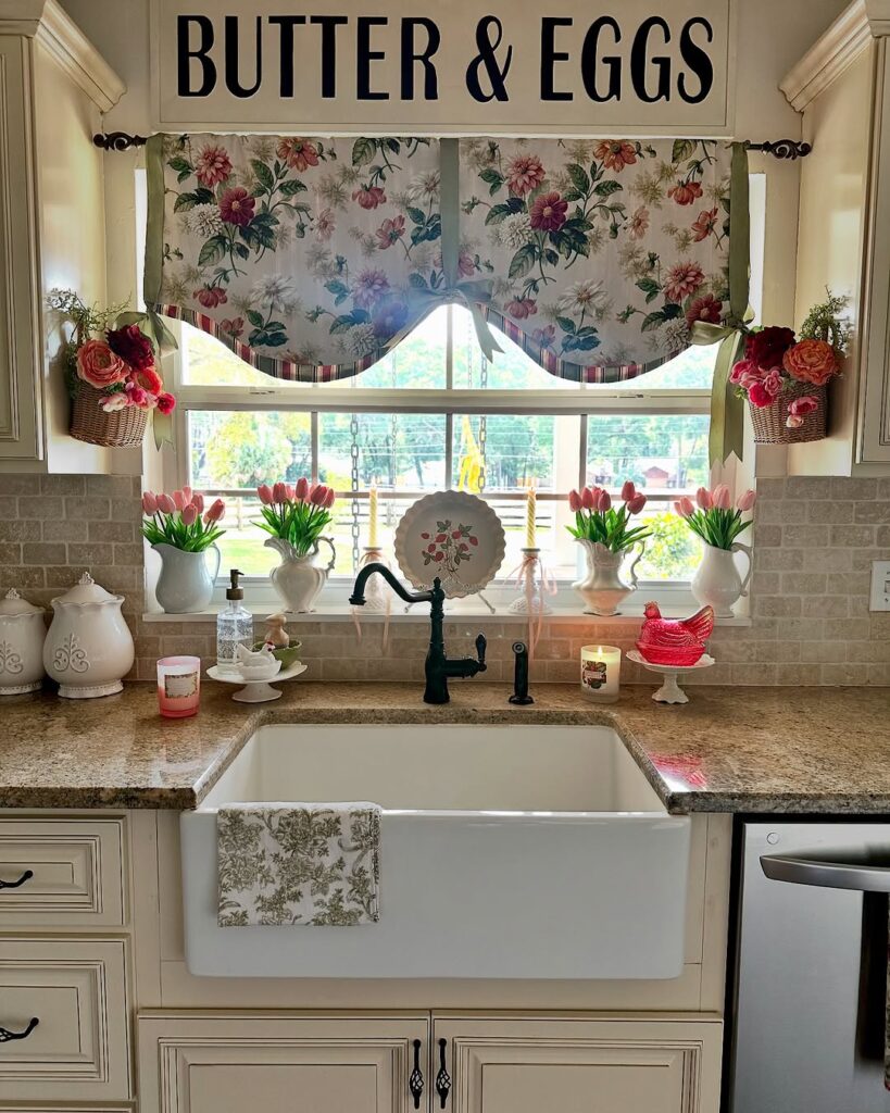 Patterned Kitchen Curtains