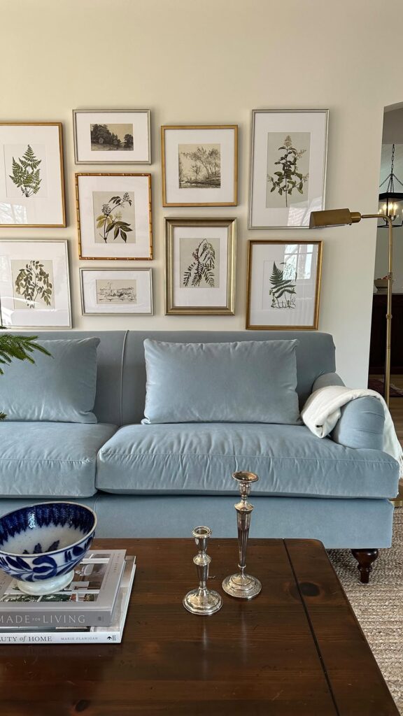 Powder Blue Botanical Gallery