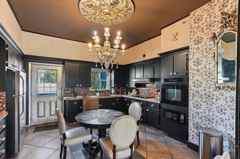 Regal Crystal Chandelier Kitchen