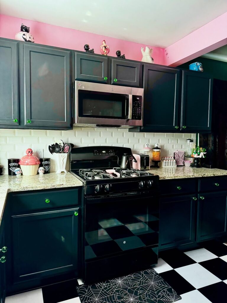 Retro Noir Gothic Kitchen
