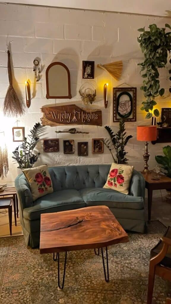 Rural Hearthstone Witchy Living Room