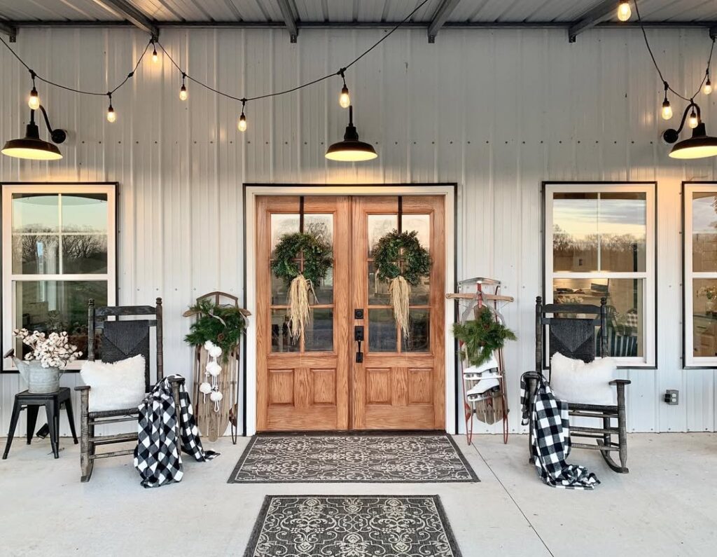 Rustic Farmhouse Porch Sled