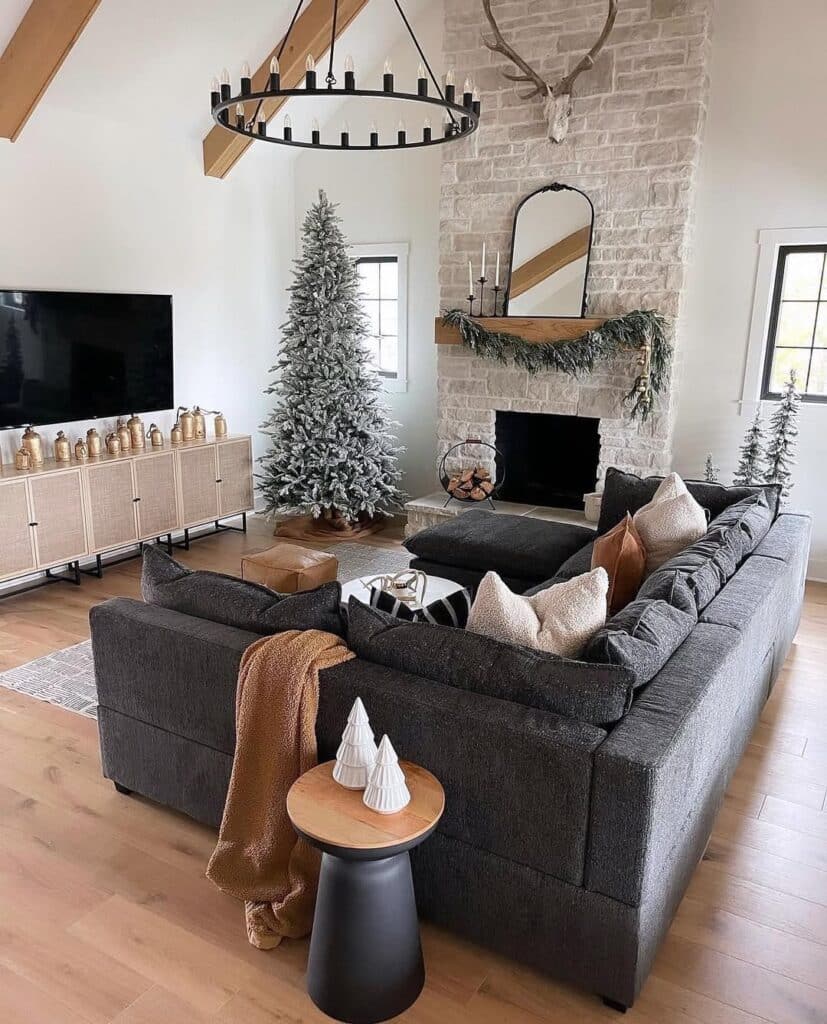 Rustic Holiday Sectional