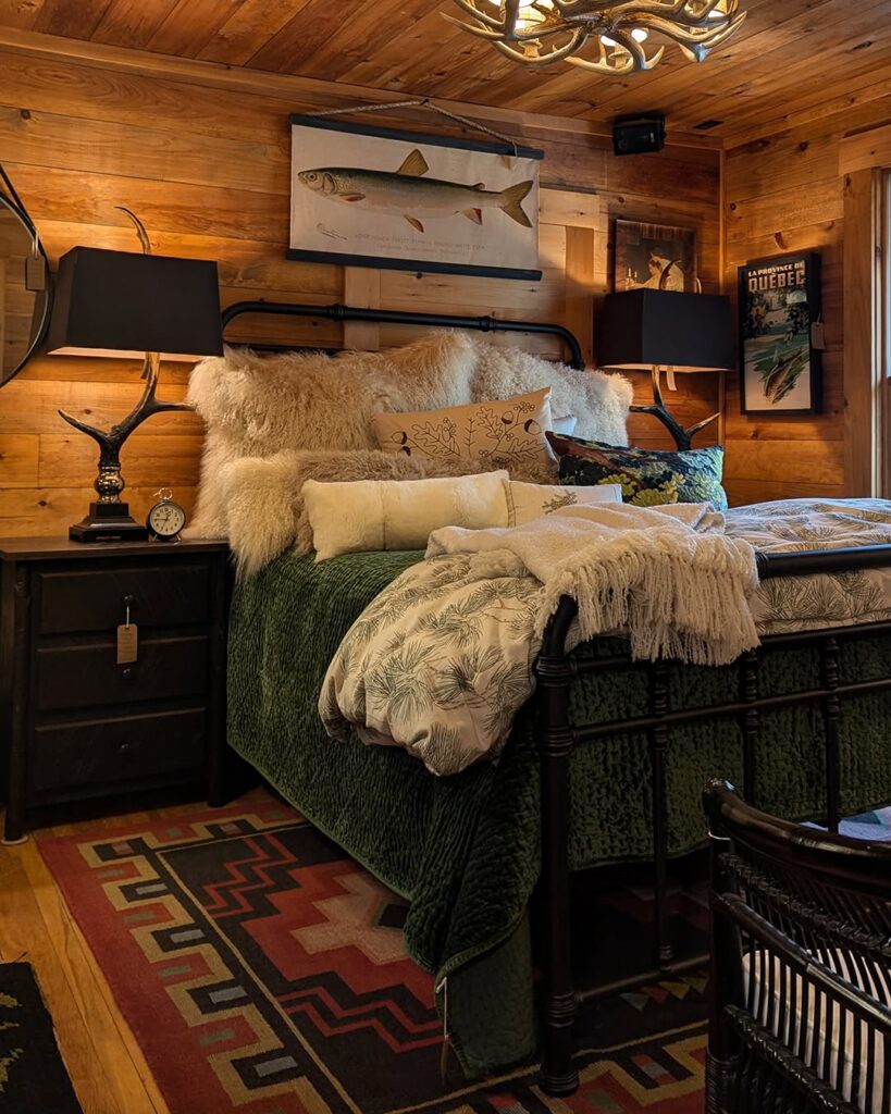 Rustic Lodge Bedroom Style