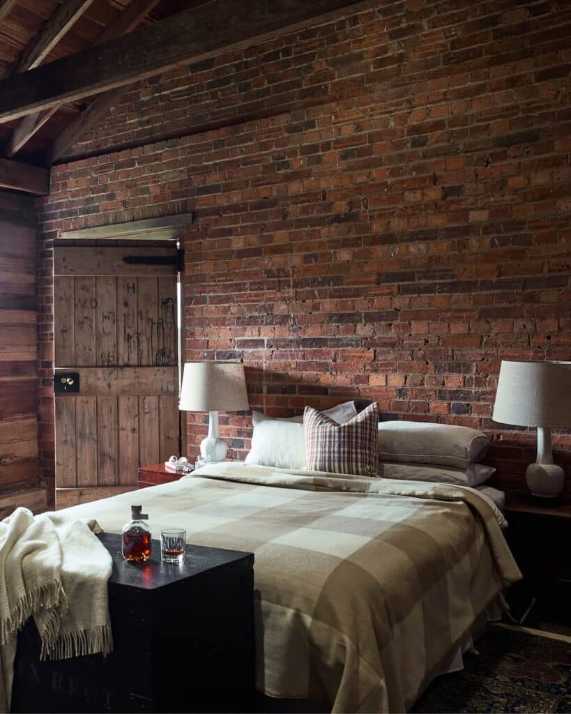 Rustic Loft Bedroom with an Industrial Style