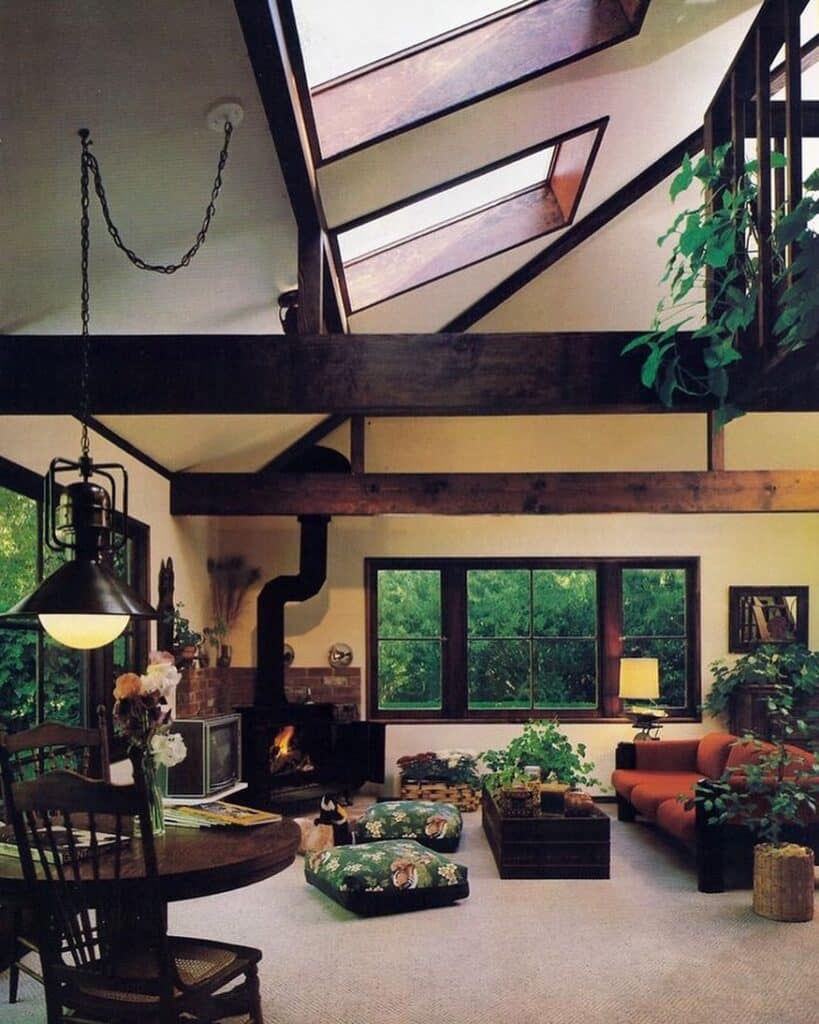 Rustic Skylight Retreat