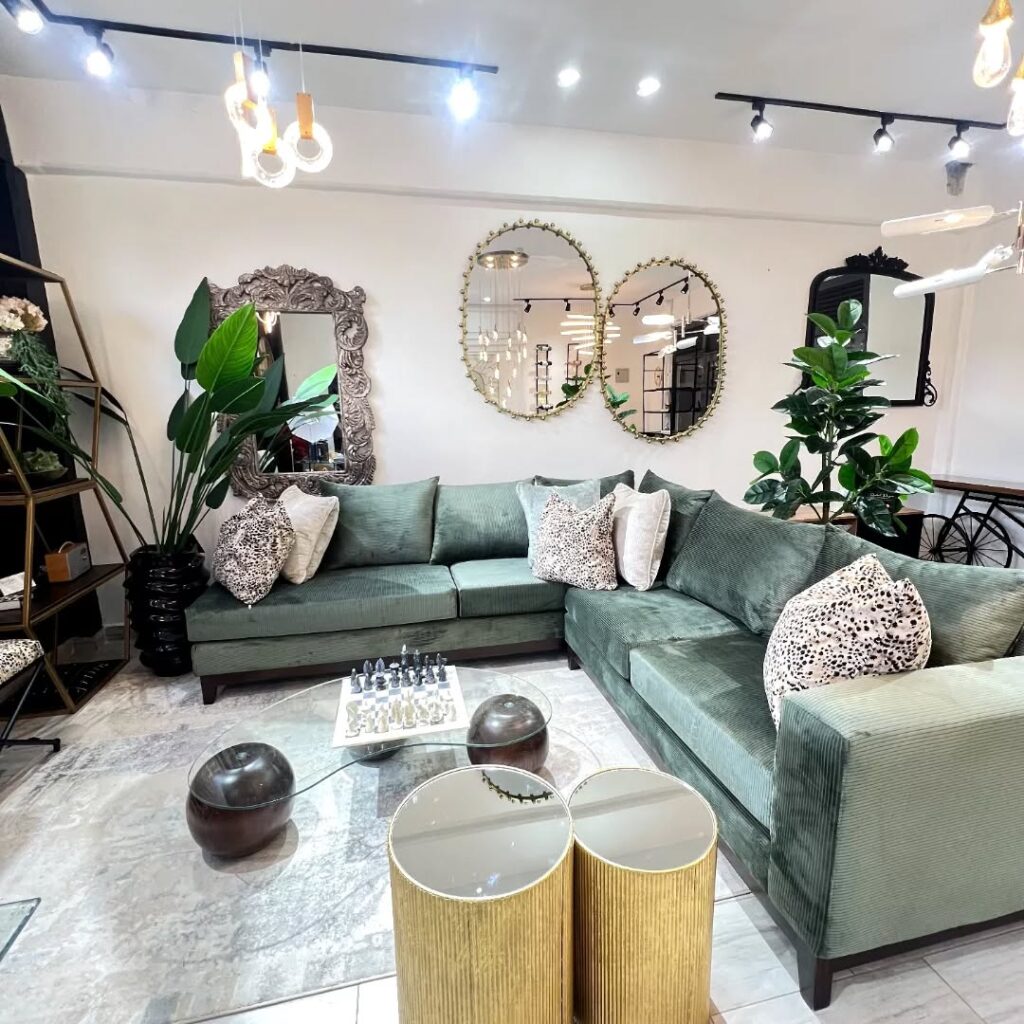Sage Green Modern Luxe Sectional
