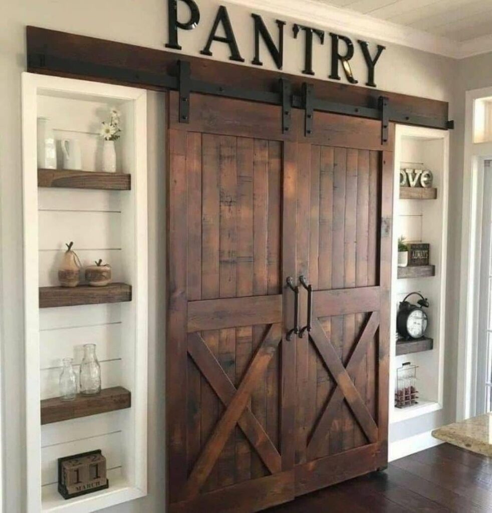 Sliding Barn Pantry Doors