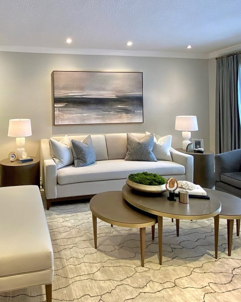 Soft Gray Formal Living Room