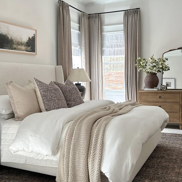 Soft Neutral Drapery