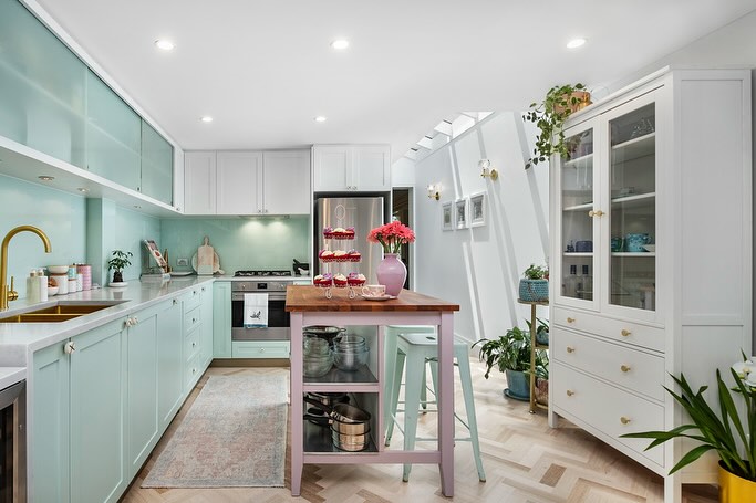 Soft Pastel Kitchen Color Palettes