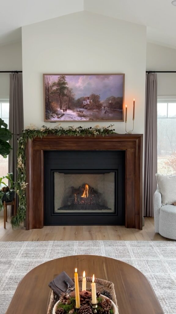 Soft Woodland Winter Garland