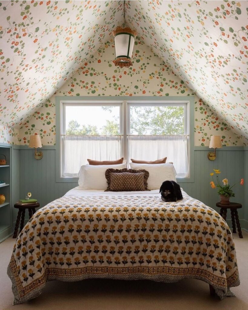 Spring Attic Cottage Bedroom