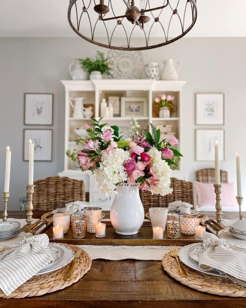 Spring Bloom Table for a Romantic Cottage