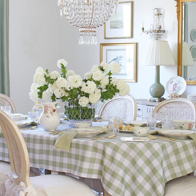 Spring Gingham Cottage Style