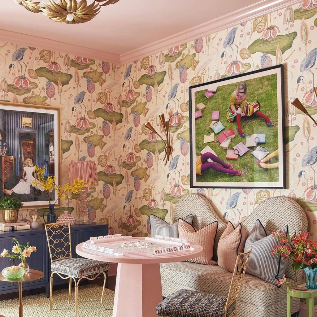 Storybook Botanical Wallpaper