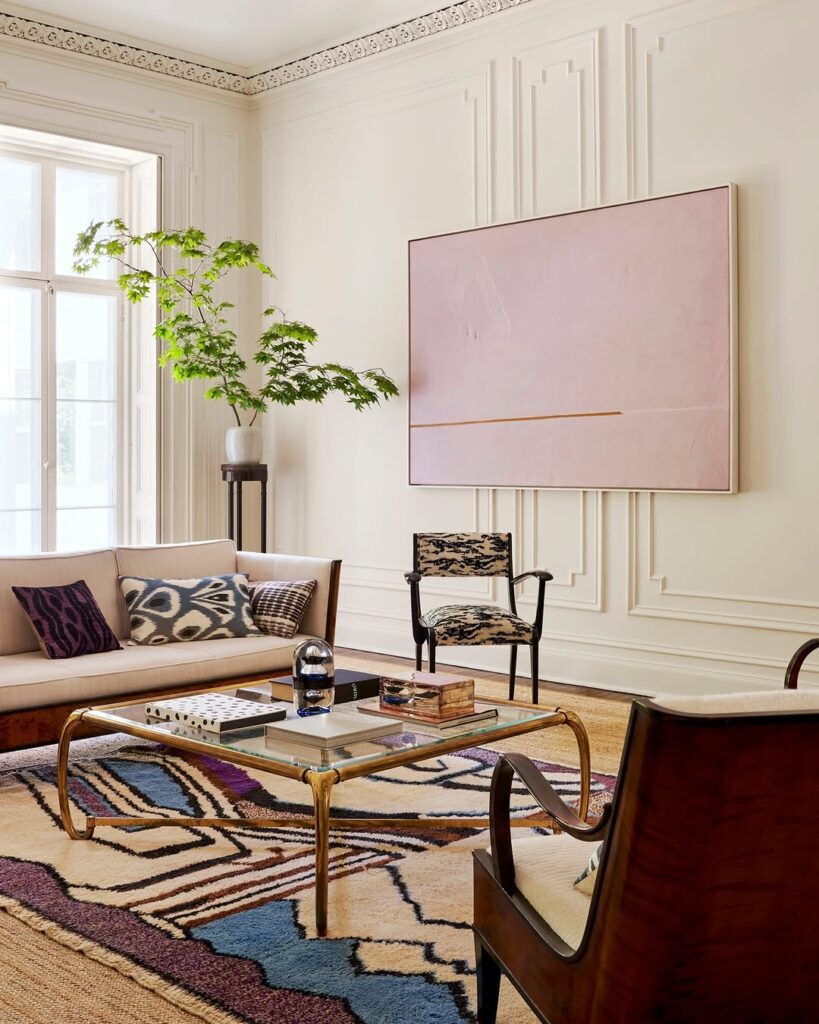 Structured Brass in a Pastel Deco Scheme