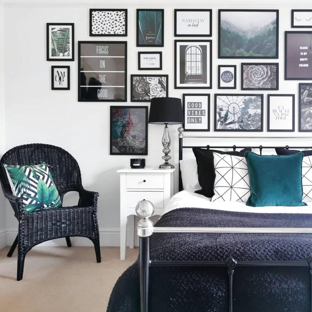 Teal Monochrome Motivational Prints