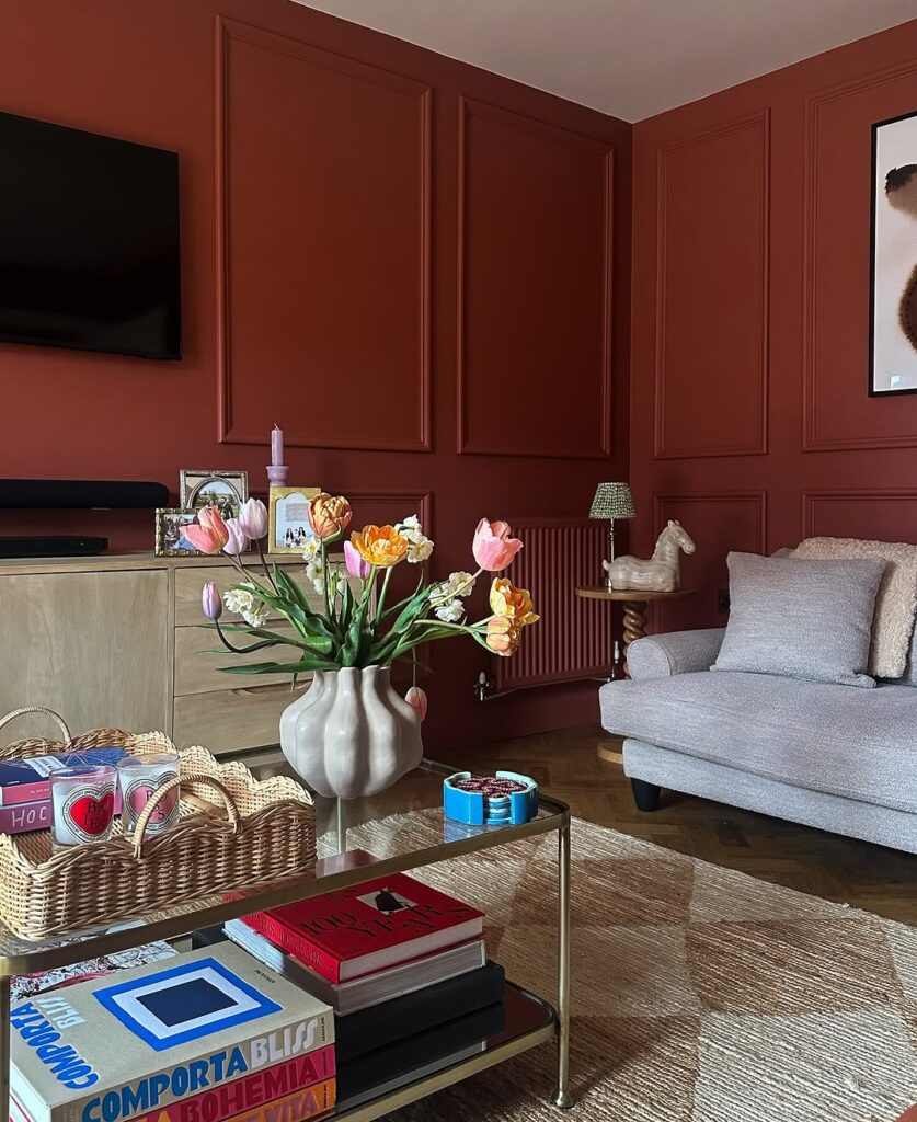 Terracotta Beige and Natural Fiber