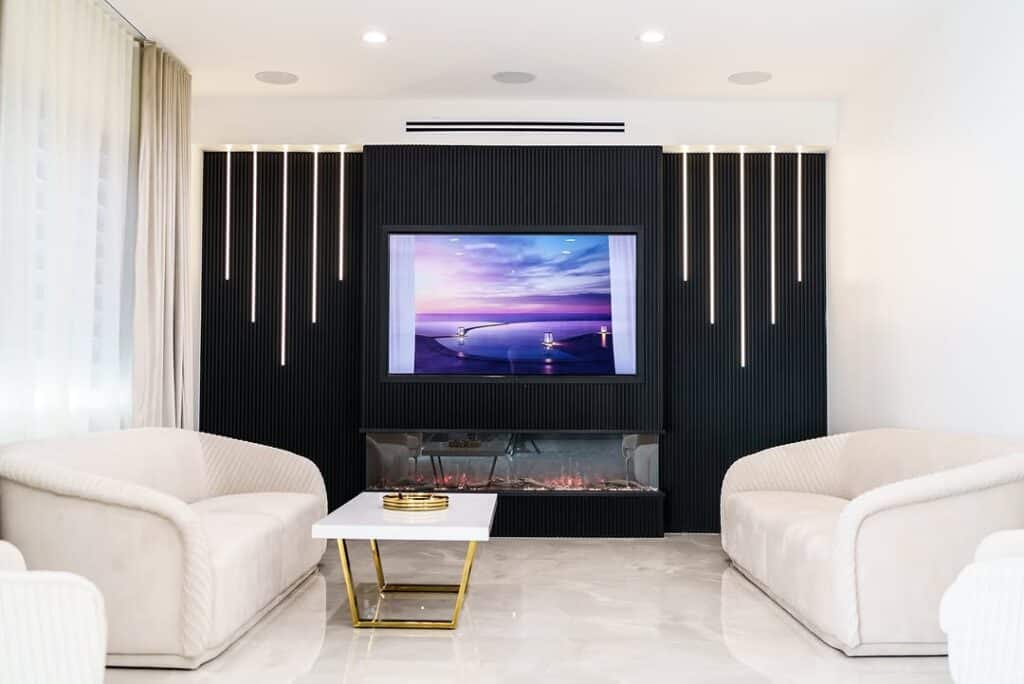 Vertical LED TV Wall