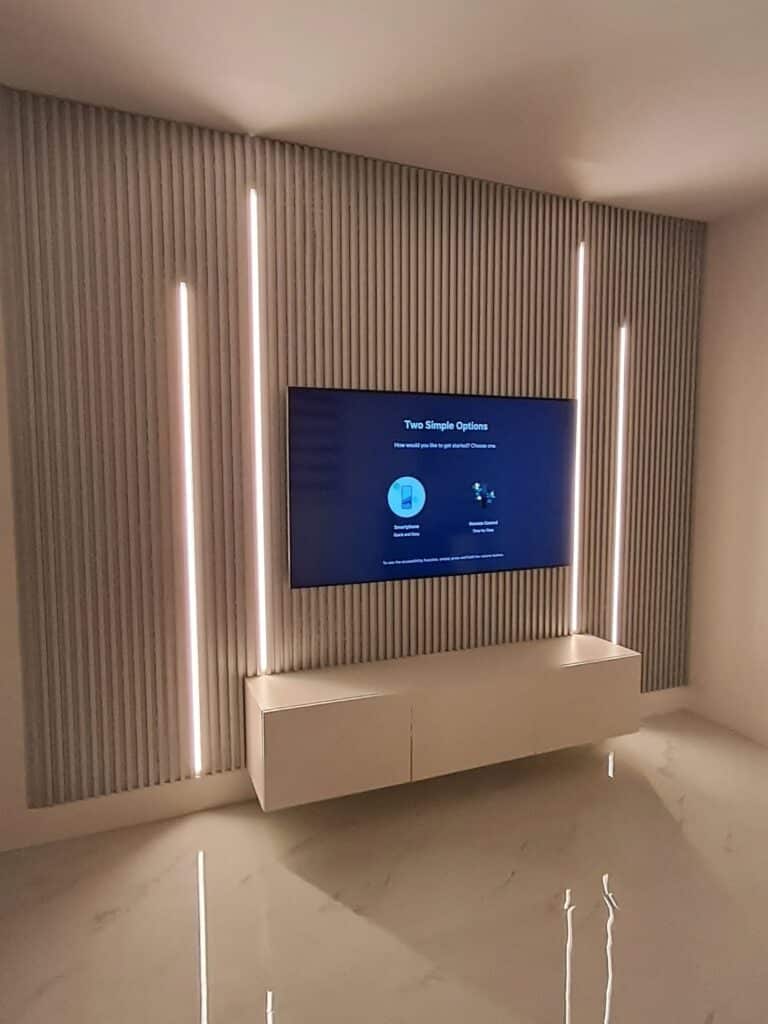 Vertical LED TV Wall