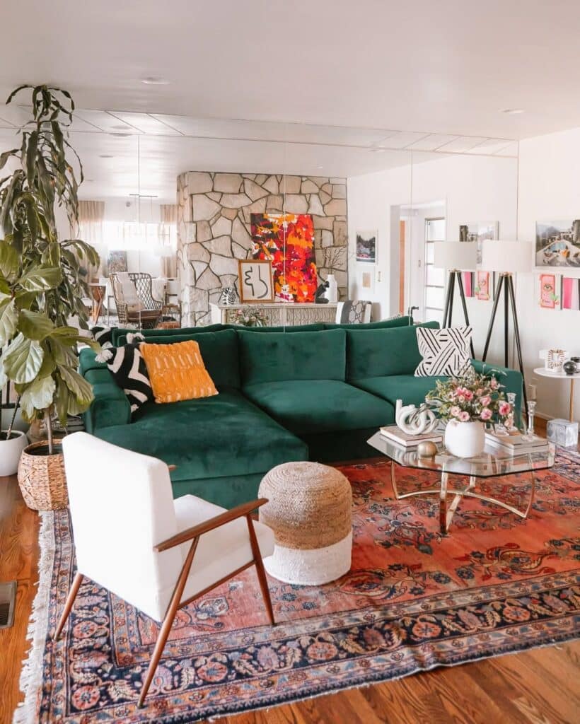 Vibrant Jewel Tone Boho Glam