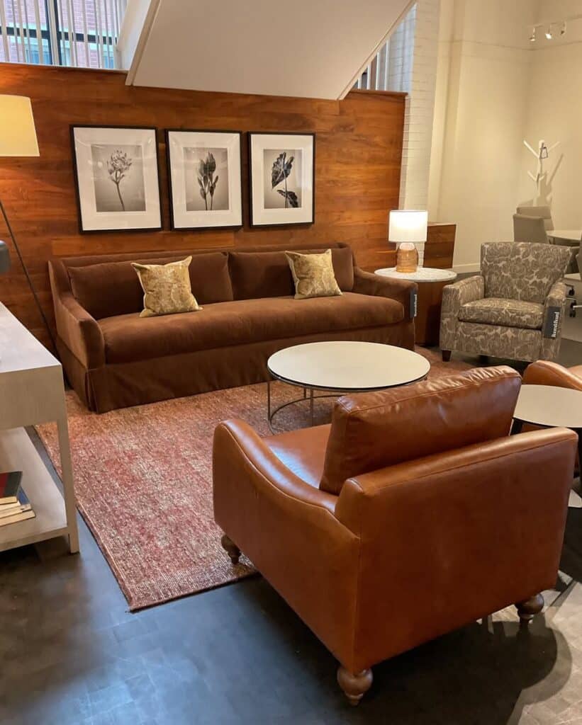 Walnut Wall Lounge