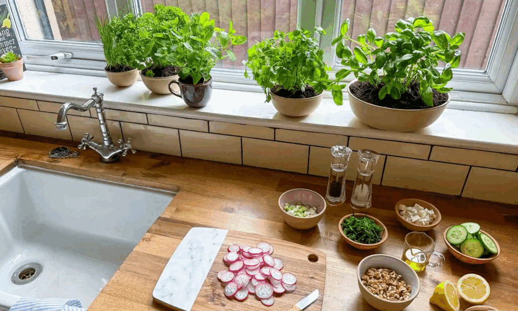 Windowsill Herb Garden