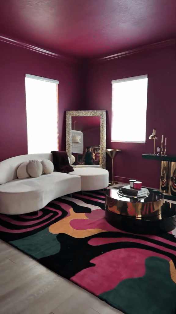 Wine Plum and Cream Palette