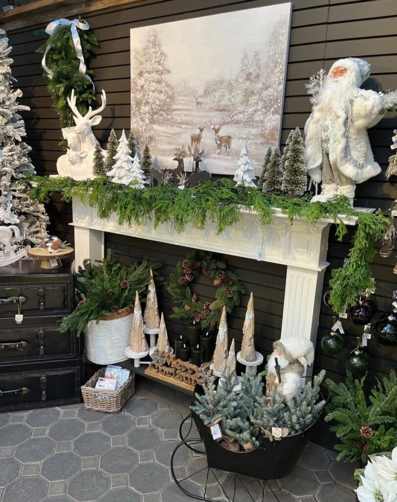 Woodland Winter Mantel